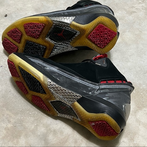 Air Jordan OG XX2 22 Size 9 Black Varsity Red Metallic Silver OG - Picture 9 of 16